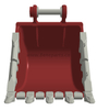 0.8m³ excavator bucket heavy duty type