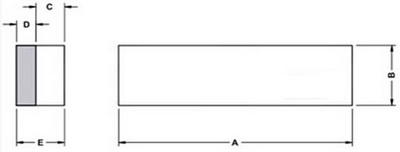 Excavator Bucket Parts DLP125 Wear Plate
