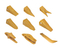 195-78-21331 Bucket Tooth, Construction Machinery Parts, Ripper Tooth