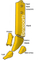Loader Parts Bucket Tooth Construction Machinery Shank Replacement 8e5345