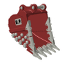 0.8m³ excavator bucket heavy duty type